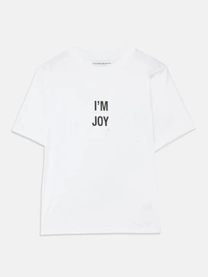 T-shirt z nadrukiem Victoria Beckham