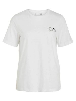 T-shirt z nadrukiem Vila