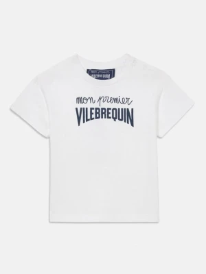 T-shirt z nadrukiem Vilebrequin biały