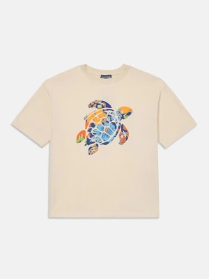 T-shirt z nadrukiem Vilebrequin mleczny
