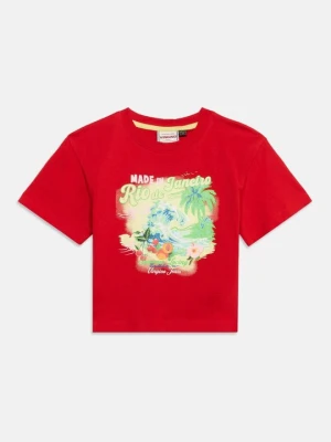 T-shirt z nadrukiem VINGINO czerwony