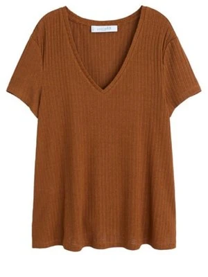 T-shirt z nadrukiem Violeta by Mango