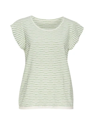 T-shirt z nadrukiem Vivance zielony
