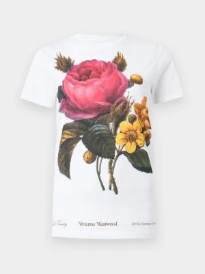 T-shirt z nadrukiem Vivienne Westwood biały