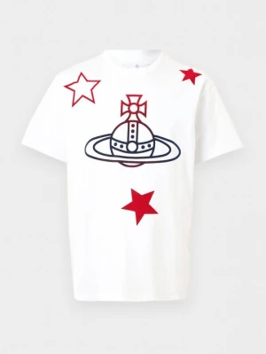 T-shirt z nadrukiem Vivienne Westwood biały