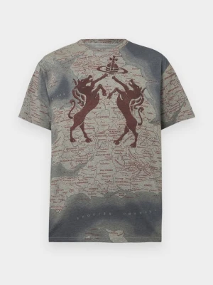T-shirt z nadrukiem Vivienne Westwood szary