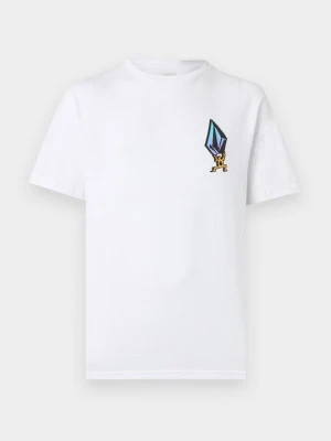 T-shirt z nadrukiem Volcom biały