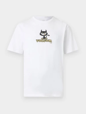 T-shirt z nadrukiem Volcom biały