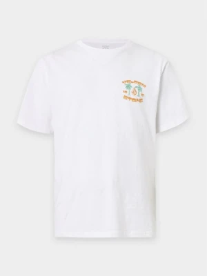 T-shirt z nadrukiem Volcom biały