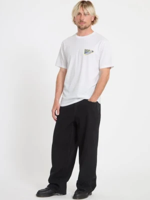T-shirt z nadrukiem Volcom biały