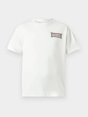 T-shirt z nadrukiem Volcom biały