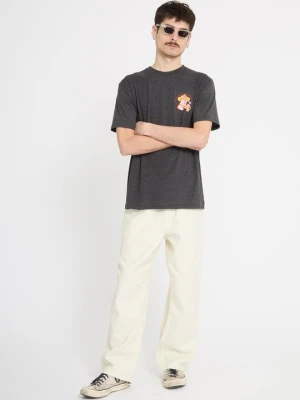 T-shirt z nadrukiem Volcom czarny