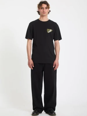 T-shirt z nadrukiem Volcom czarny