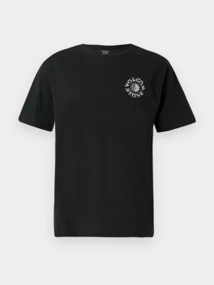 T-shirt z nadrukiem Volcom czarny