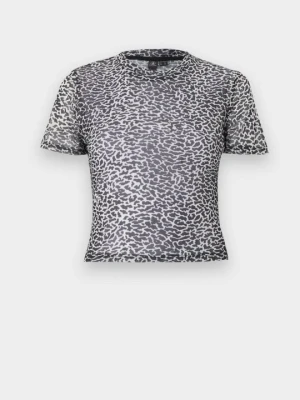T-shirt z nadrukiem Volcom czarny