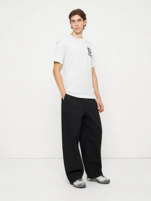 T-shirt z nadrukiem Volcom jasnoniebieski
