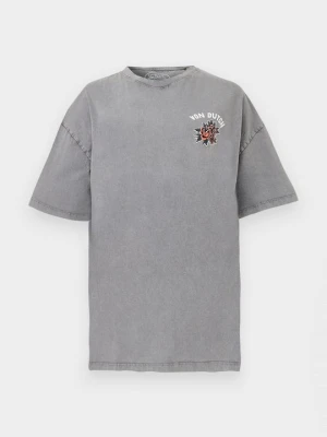 T-shirt z nadrukiem Von Dutch szary