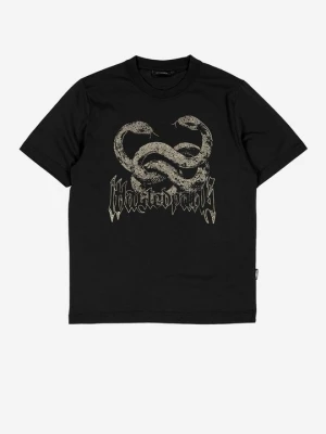 T-shirt z nadrukiem Wasted Paris czarny