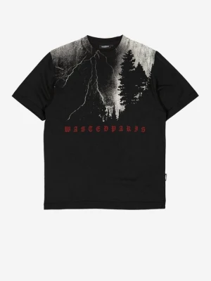 T-shirt z nadrukiem Wasted Paris czarny