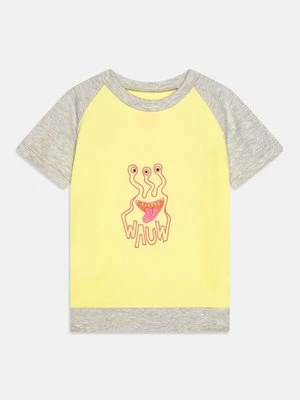 T-shirt z nadrukiem WAUW CAPOW żółty