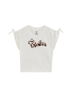 T-shirt z nadrukiem WE Fashion czarny