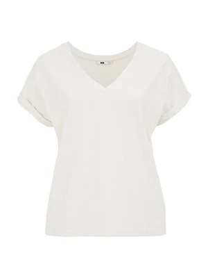 T-shirt z nadrukiem WE Fashion biały