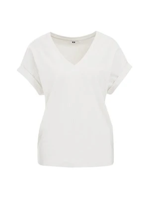 T-shirt z nadrukiem WE Fashion biały
