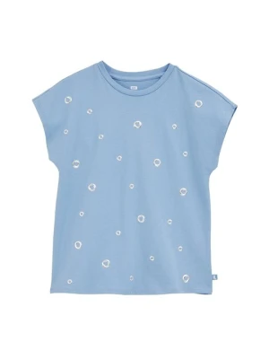 T-shirt z nadrukiem WE Fashion jasnoniebieski