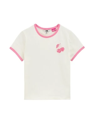T-shirt z nadrukiem WE Fashion jasnoróżowy