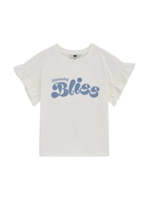 T-shirt z nadrukiem WE Fashion niebieski
