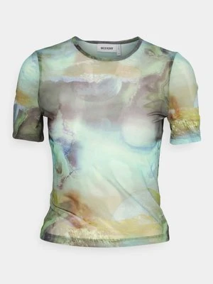 T-shirt z nadrukiem Weekday