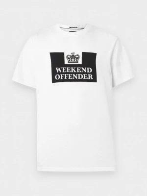 T-shirt z nadrukiem Weekend Offender biały