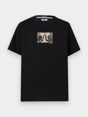 T-shirt z nadrukiem Weekend Offender czarny
