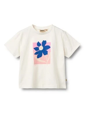 T-shirt z nadrukiem Wheat mleczny