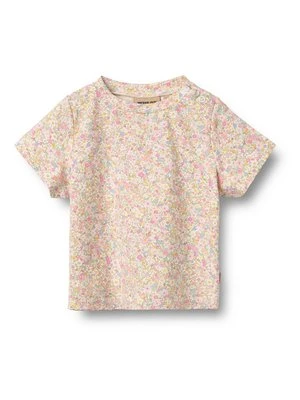 T-shirt z nadrukiem Wheat koralowy