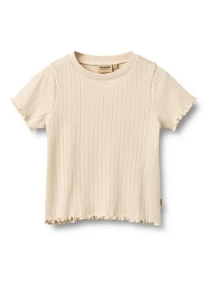 T-shirt z nadrukiem Wheat beżowy