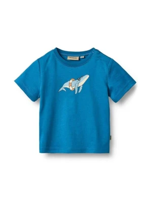 T-shirt z nadrukiem Wheat niebieski