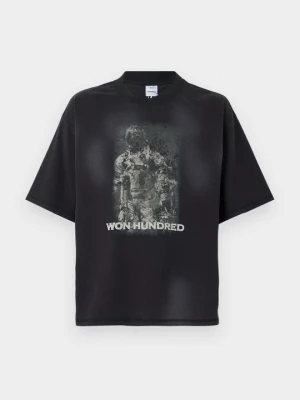 T-shirt z nadrukiem Won Hundred czarny