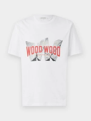 T-shirt z nadrukiem WOOD WOOD
