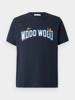 T-shirt z nadrukiem WOOD WOOD