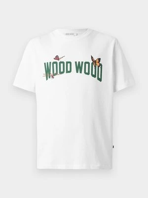 T-shirt z nadrukiem WOOD WOOD