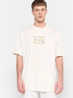 T-shirt z nadrukiem Wood Wood mleczny