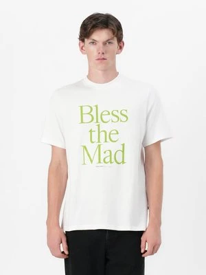 T-shirt z nadrukiem Wood Wood biały