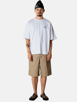 T-shirt z nadrukiem Woodbird biały