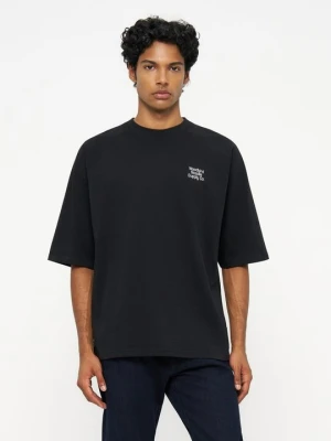 T-shirt z nadrukiem Woodbird czarny