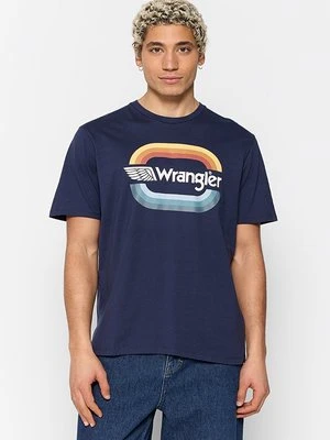 T-shirt z nadrukiem Wrangler