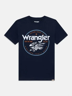 T-shirt z nadrukiem Wrangler