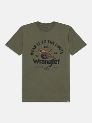 T-shirt z nadrukiem Wrangler