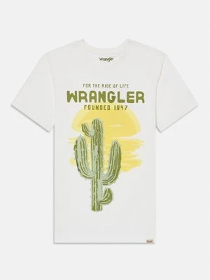 T-shirt z nadrukiem Wrangler