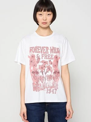 T-shirt z nadrukiem Wrangler